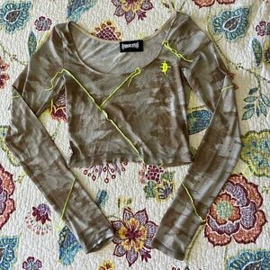 Reverb Desert Camo Mesh Top